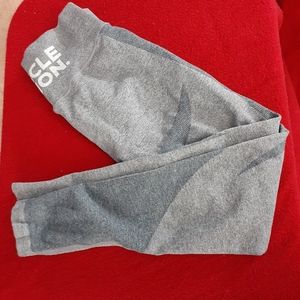 Muscle Nation Blue Leggings Medium